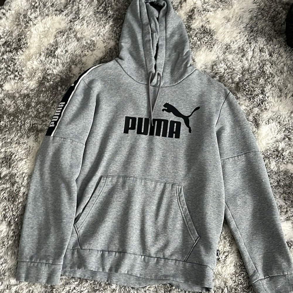 Grey Puma Boys hoodie size small